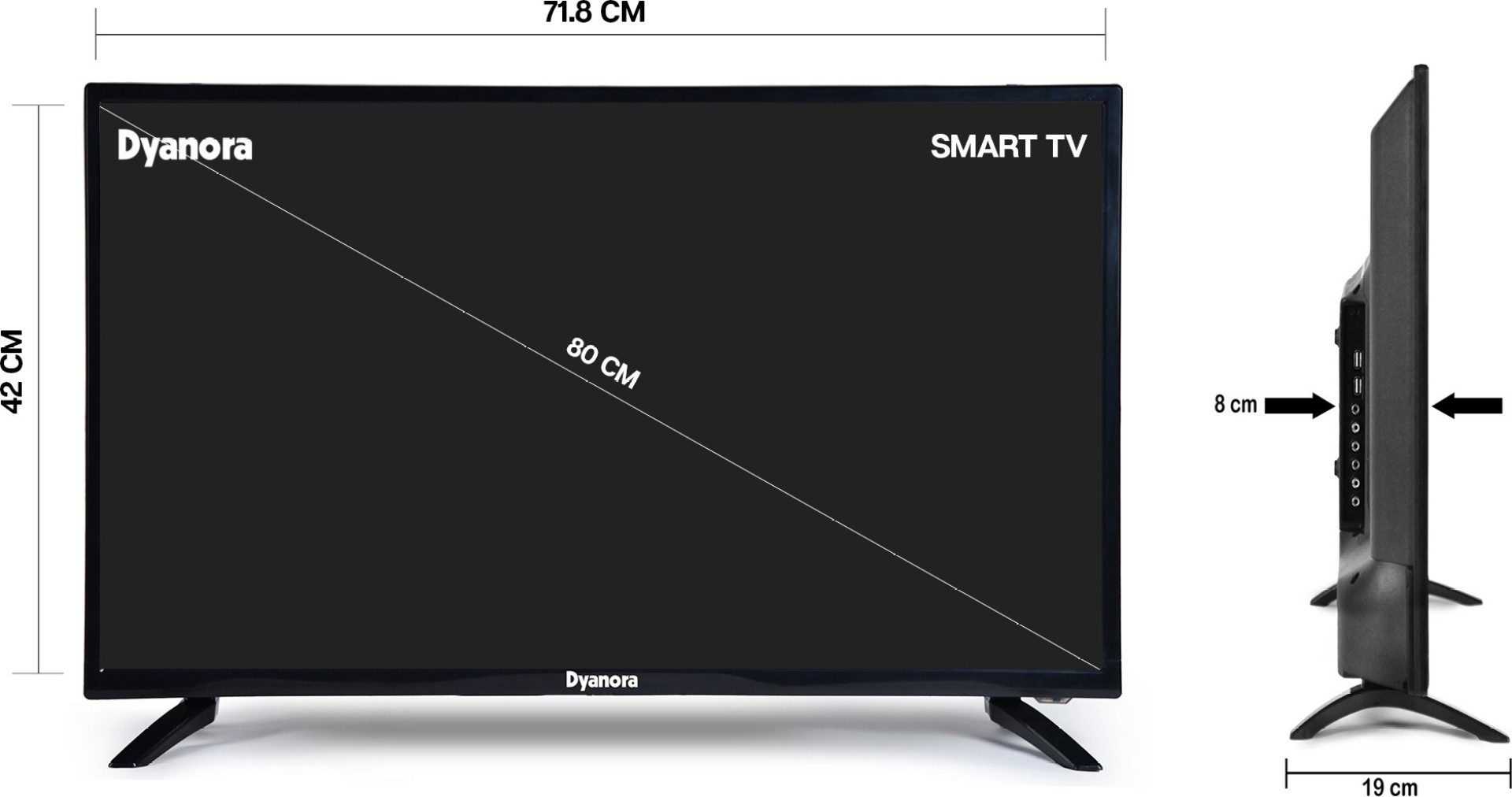 DY-LD32H0S HD ready LED 32 Inch (81 cm) | Smart TV