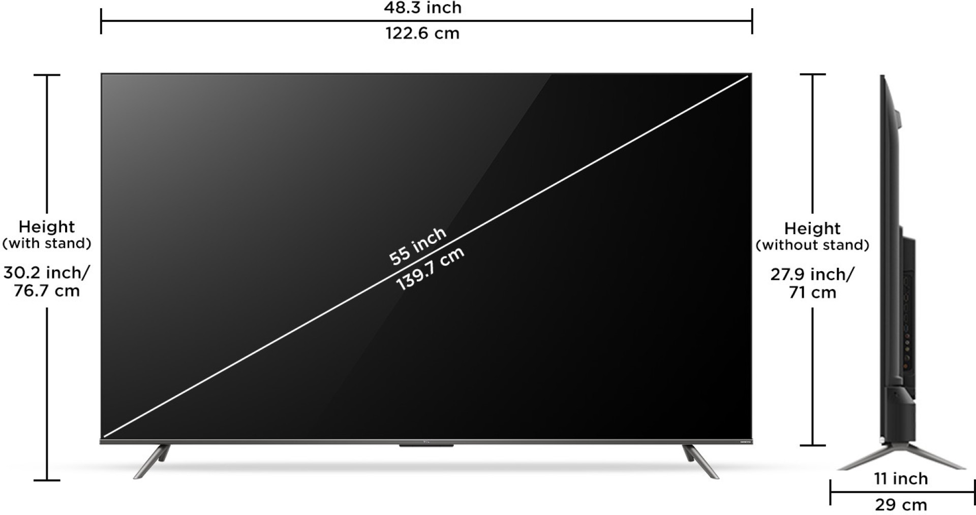 55C635 4K QLED 55 Inch (140 cm) | Smart TV