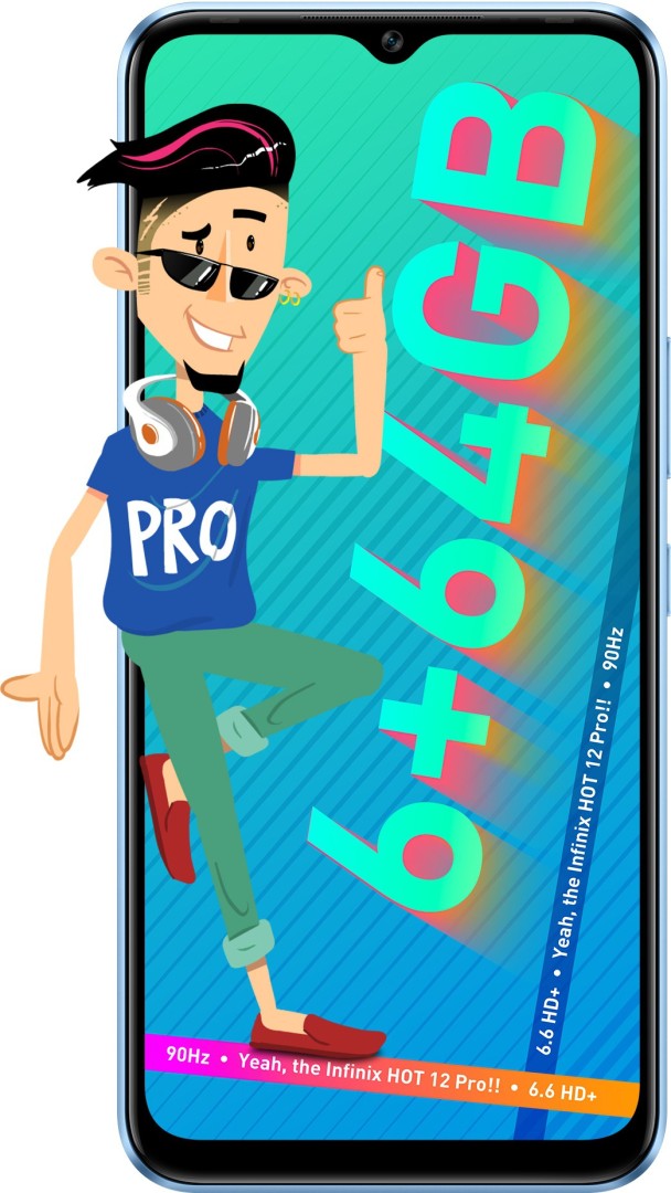 Hot 12 Pro 6 GB RAM 64 GB Storage Blue