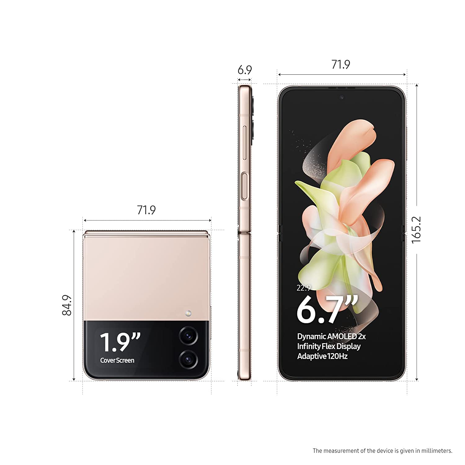 Galaxy Z Flip 4 5G 8 GB RAM 128 GB Storage Grey