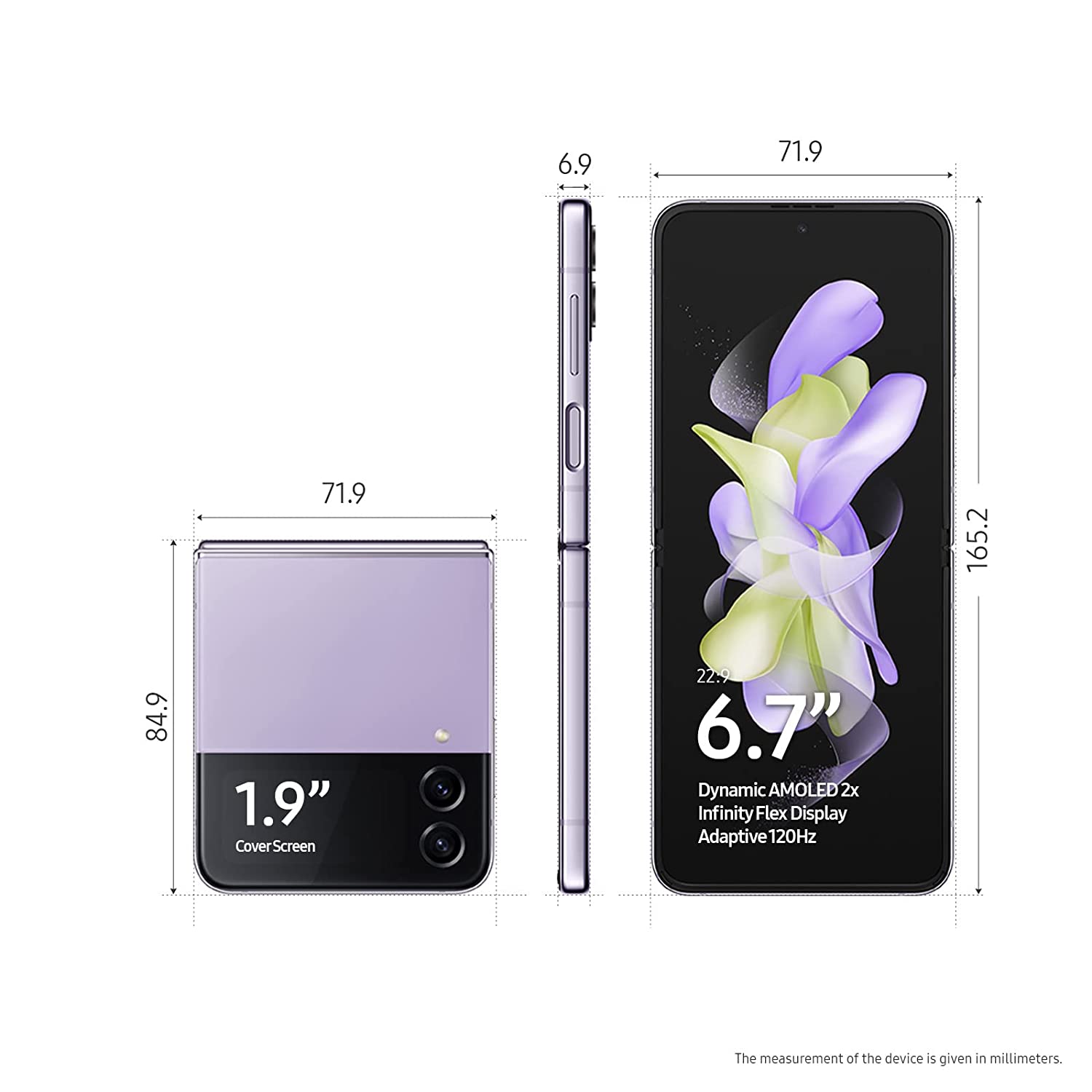 Galaxy Z Flip 4 5G 8 GB RAM 128 GB Storage Grey
