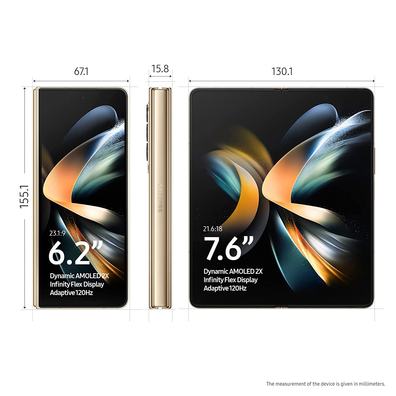 Galaxy Z Fold 4 5G 12 GB RAM 256 GB Storage Grey