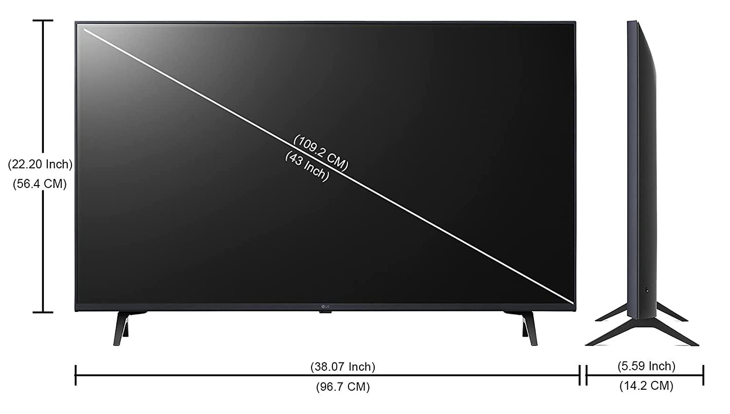 43UQ8020PSB 4K LED 43 Inch (109 cm) | Smart TV