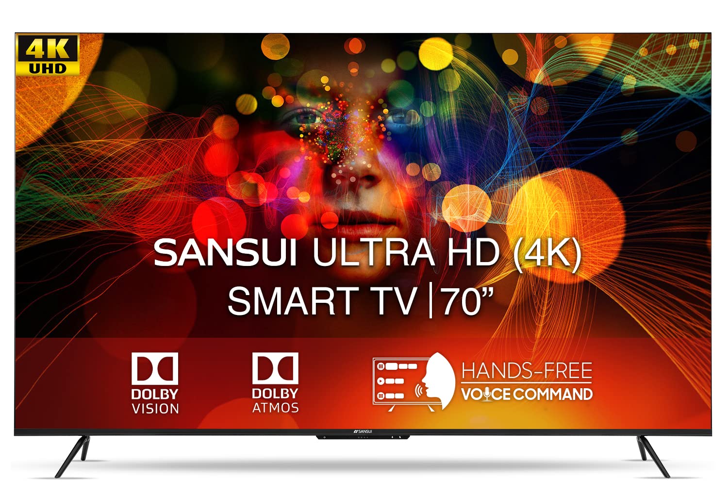 Sansui JSW70ASUHDFF 4K LED 70 Inch (178 cm) | Smart TV