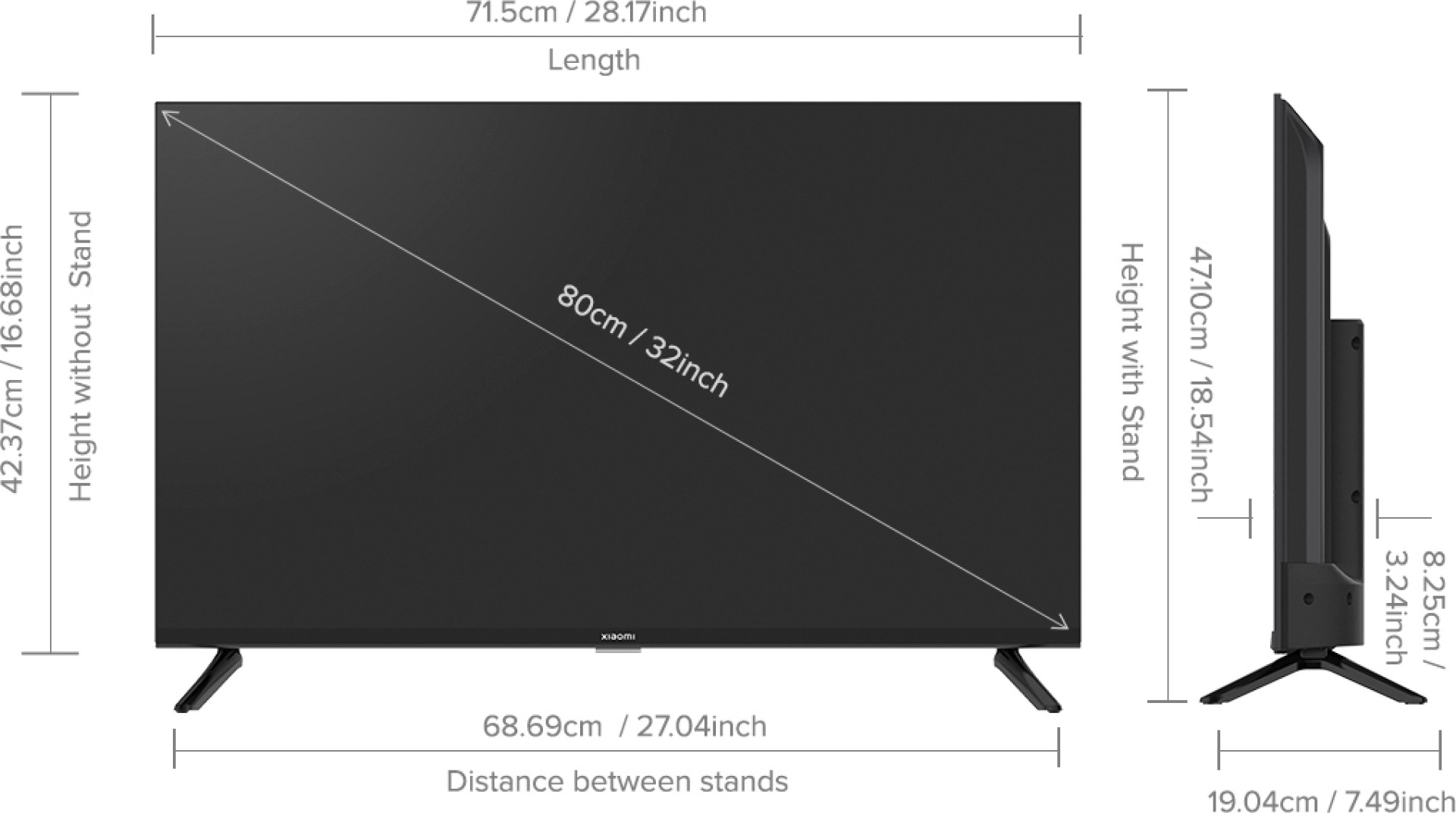 A Series L32M8-5AIN HD ready LED 32 Inch (81 cm) | Smart TV