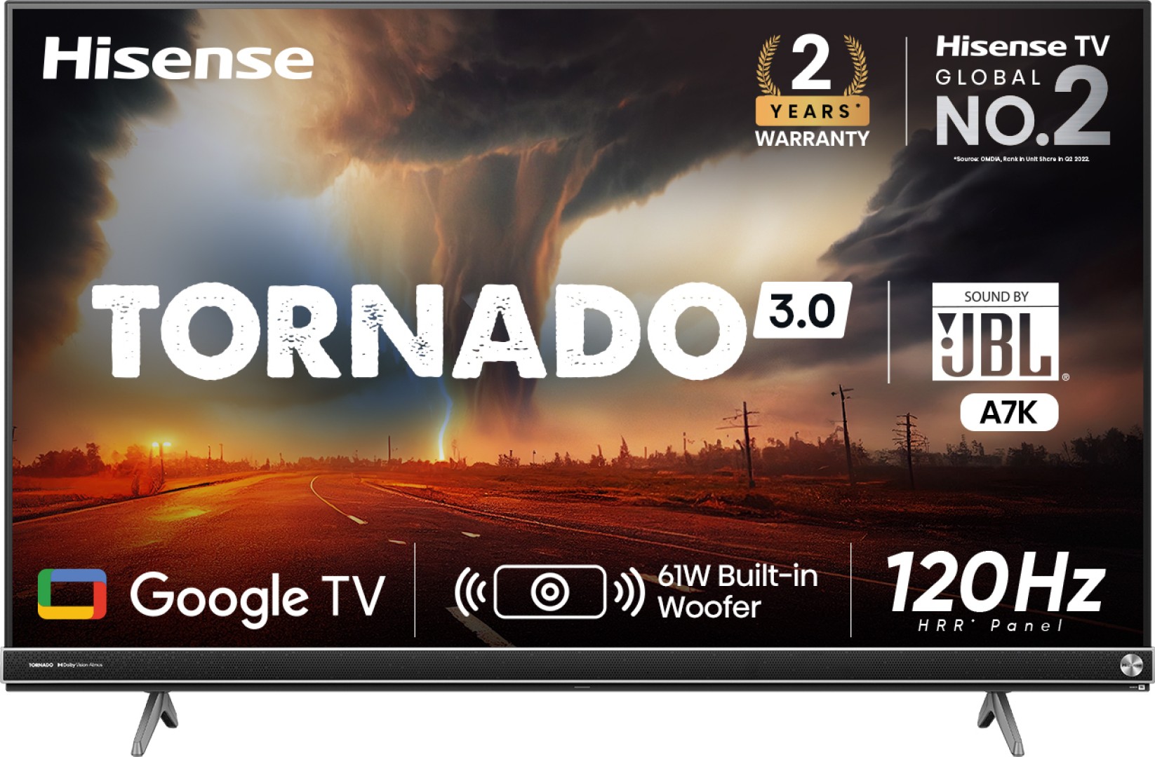 Tornado 65A7K4K LED 65 Inch (165 cm) | Smart TV