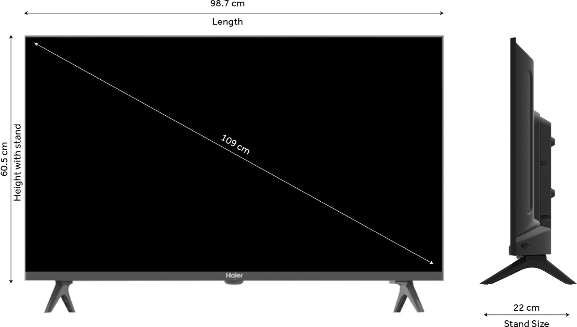 LE43W4000 Full HD LED 43 Inch (109 cm) | Smart TV