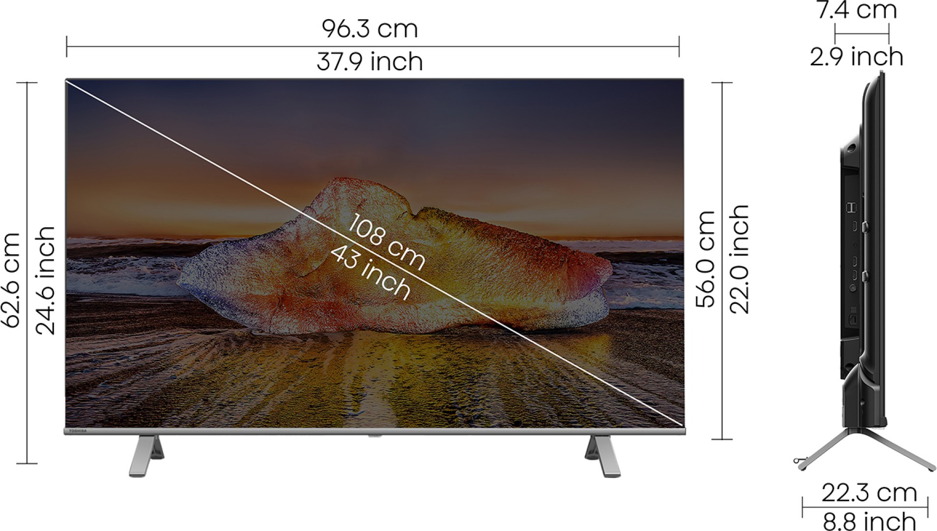 43C350MP 4K LED 43 Inch (109 cm) | Smart TV