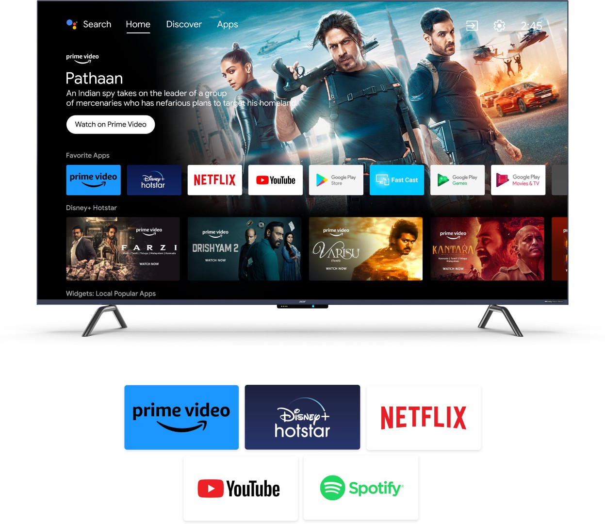 W Series AR65AR2851QD 4K QLED 65 Inch (165 cm) | Smart TV