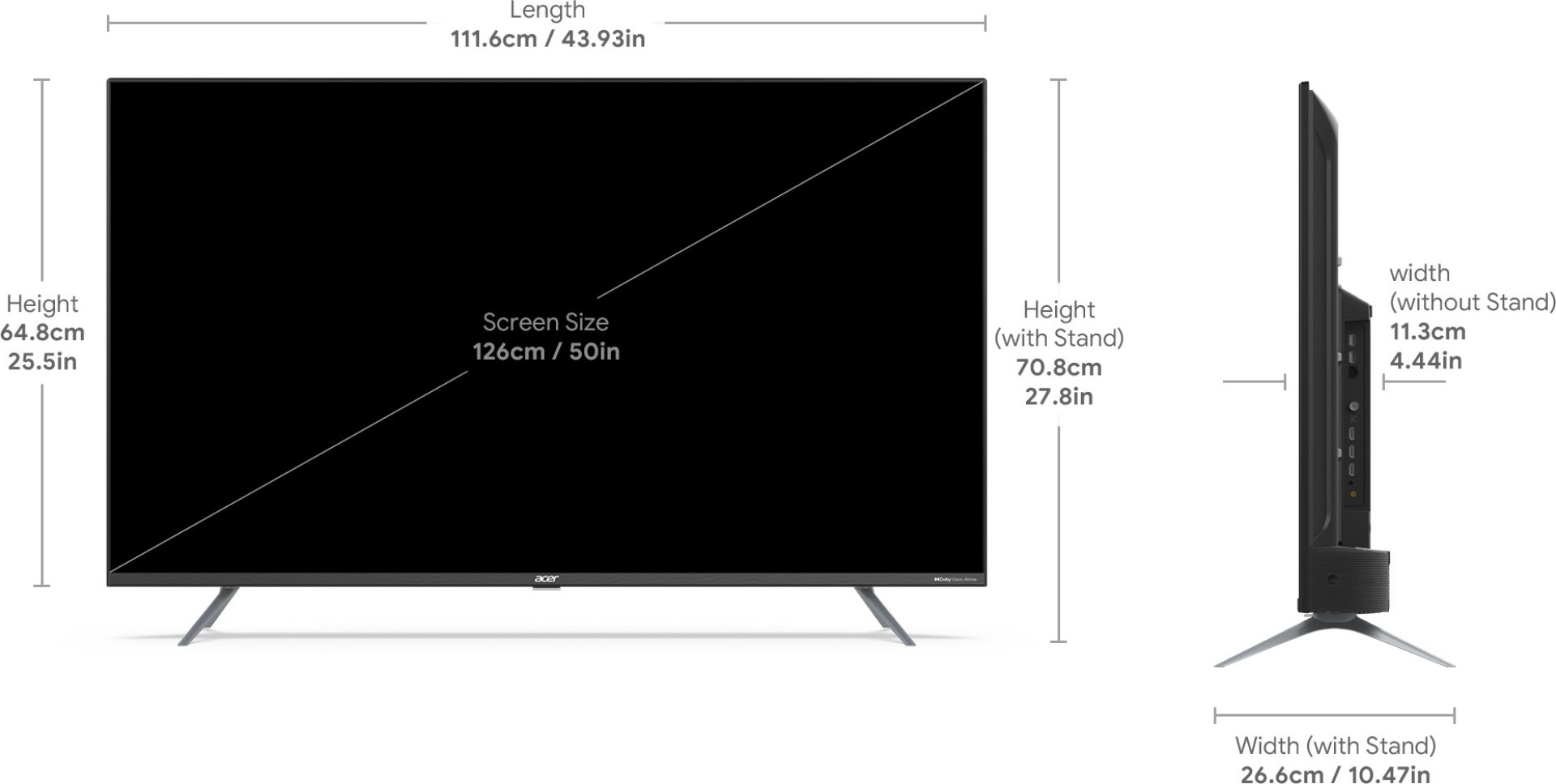 H Series AR50AR2851UDPRO 4K LED 50 Inch (127 cm) | Smart TV