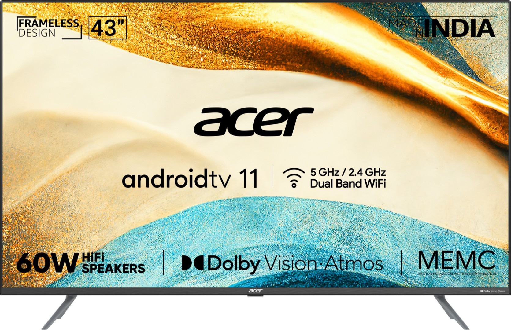 H Series AR43AR2851UDPRO 4K LED 43 Inch (109 cm) | Smart TV