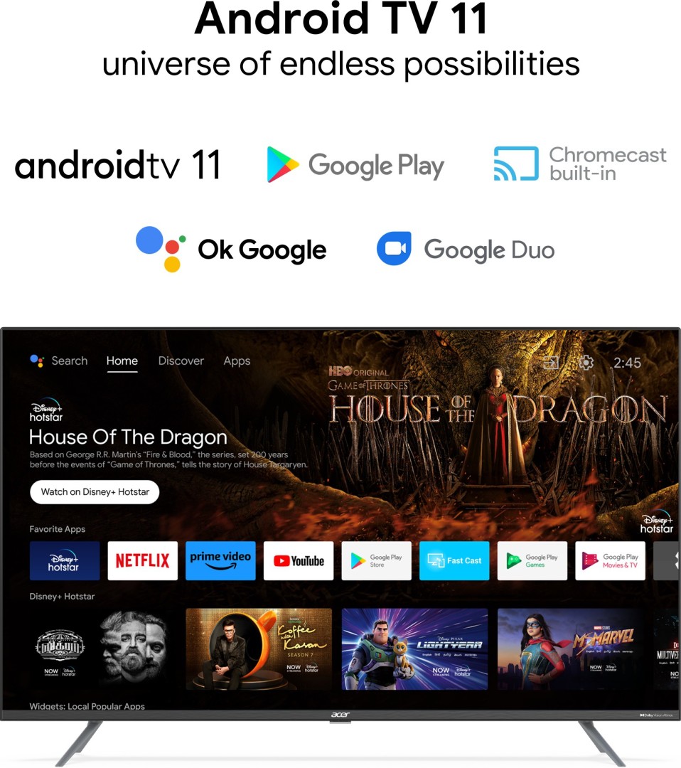 H Series AR43AR2851UDPRO 4K LED 43 Inch (109 cm) | Smart TV