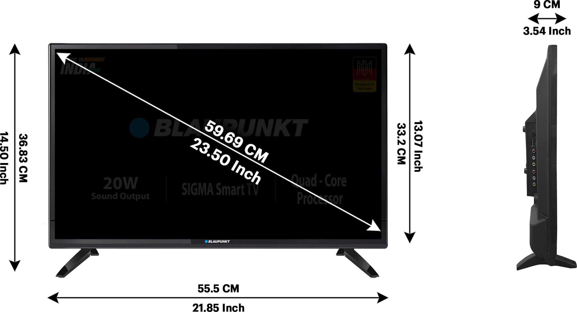 24Sigma707 HD ready LED 24 Inch (61 cm) | Smart TV