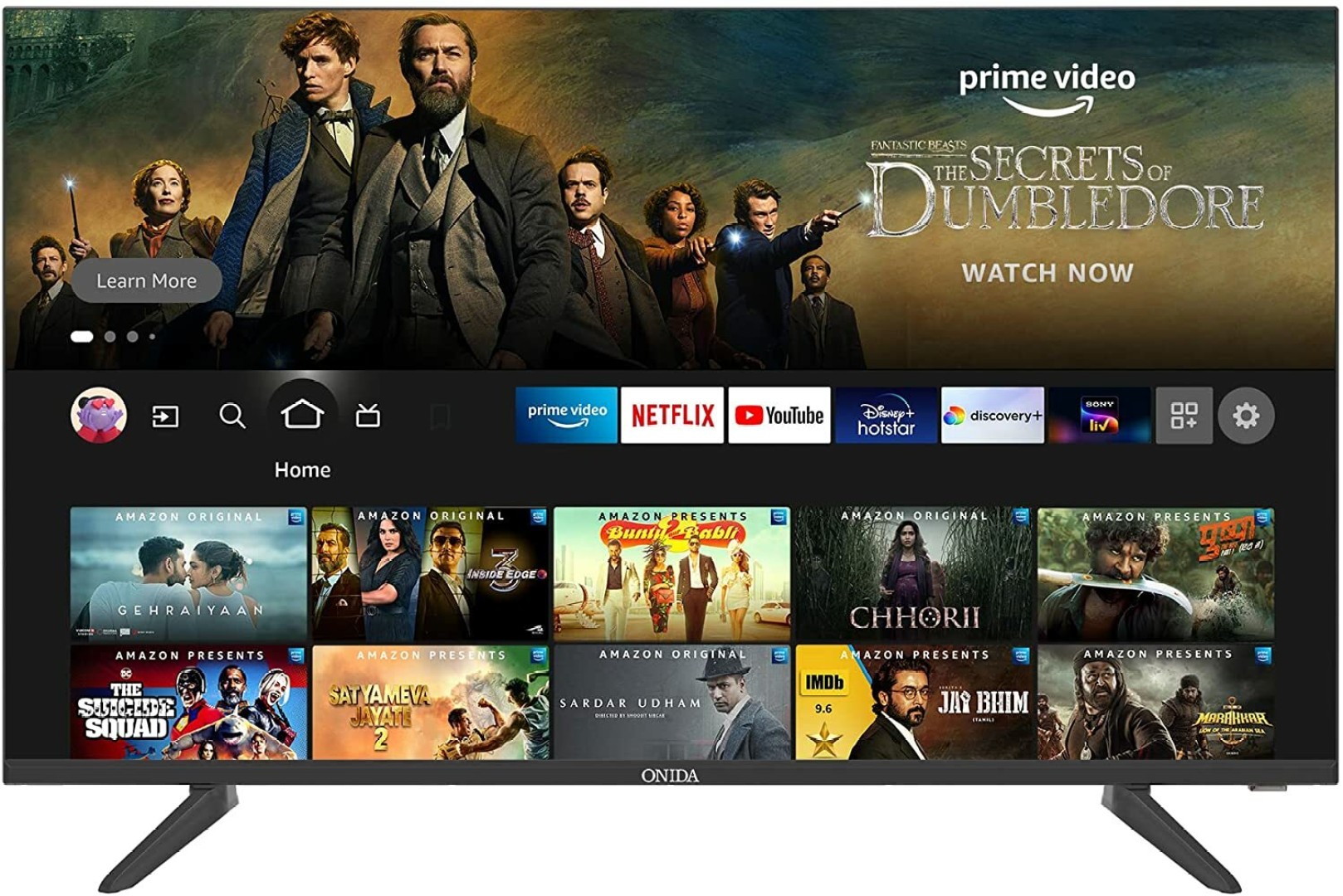 Onida 43UIF-R 4K LED 43 Inch (109 cm) | Smart TV