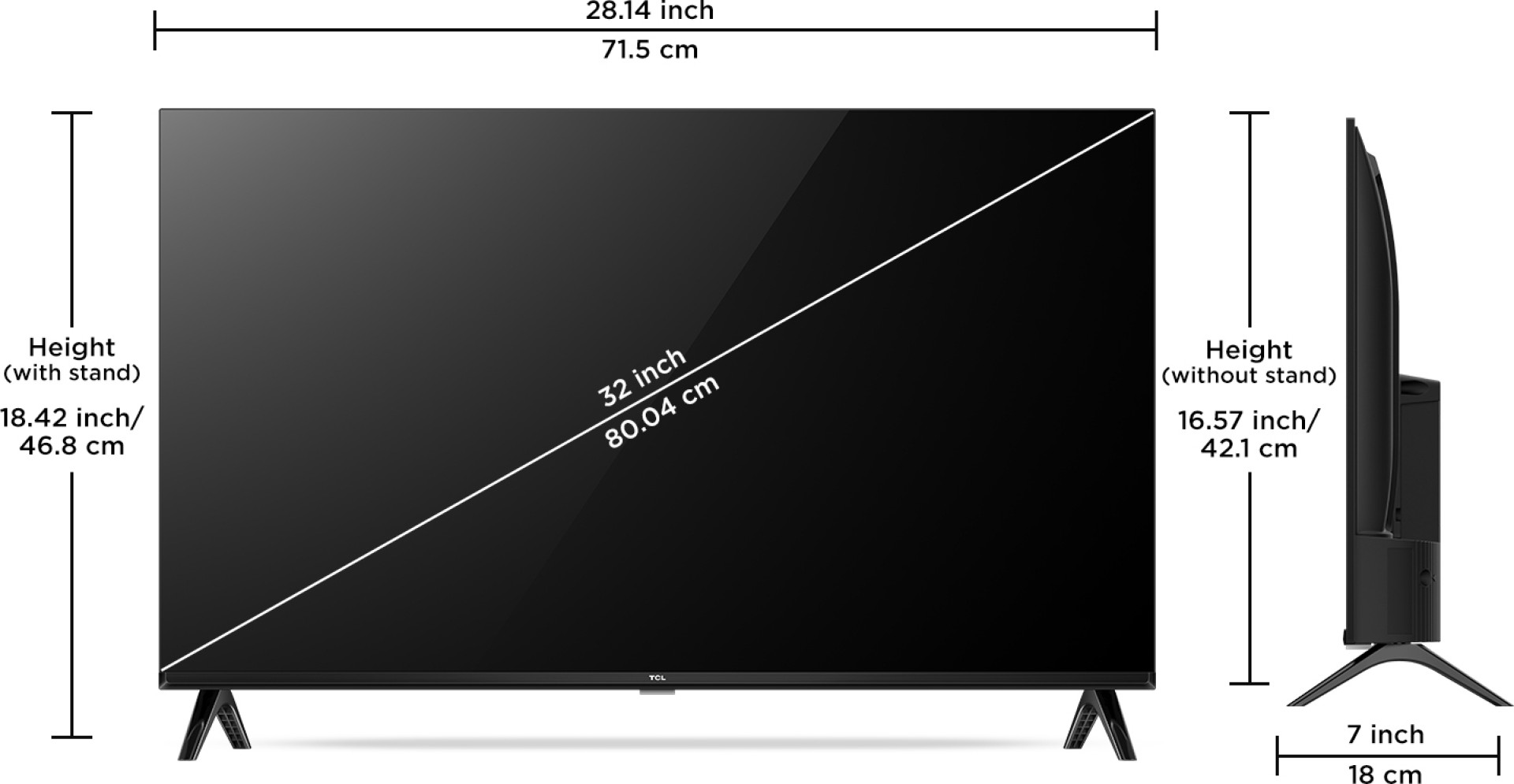 32S5400A HD ready LED 32 Inch (81 cm) | Smart TV