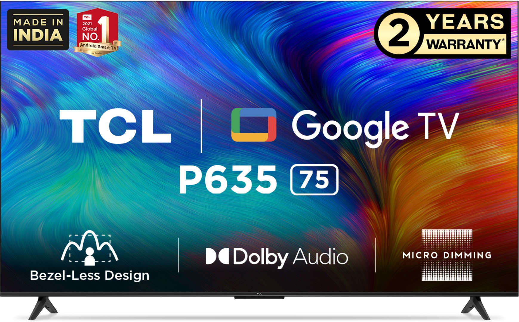 TCL 75P635 4K LED 75 Inch (190 cm) | Smart TV