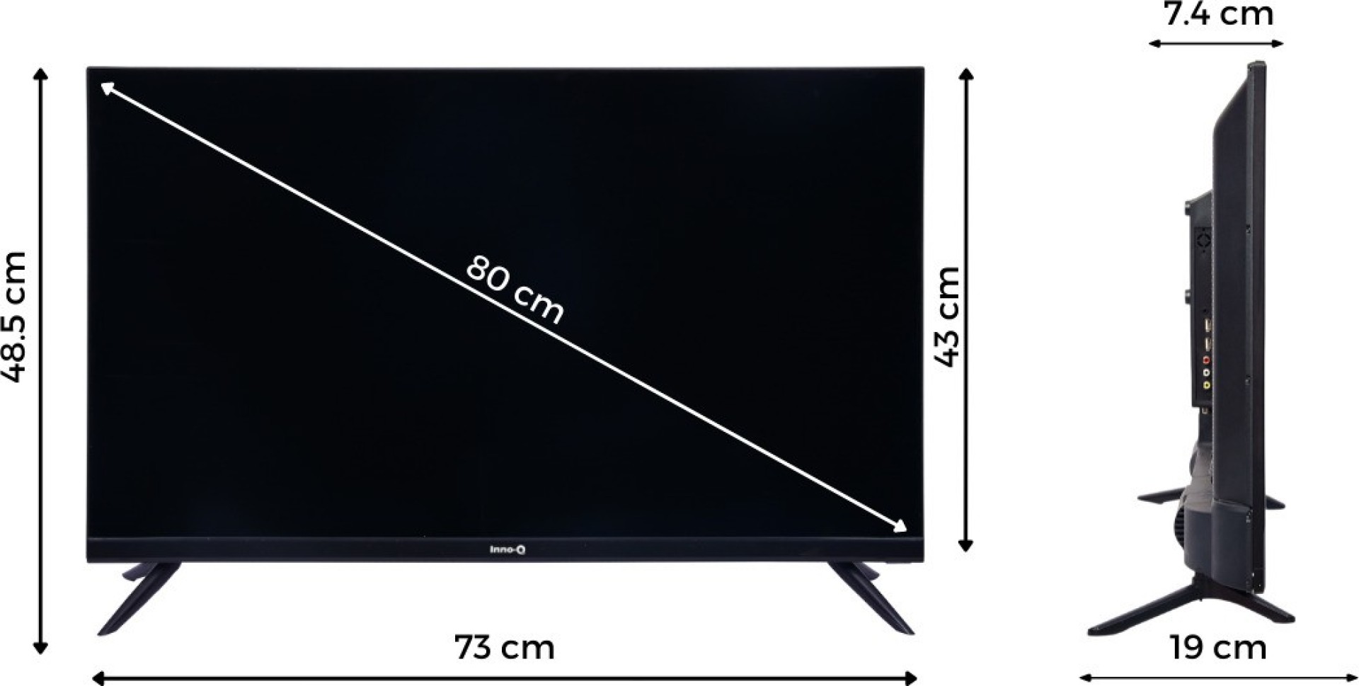 Frameless IN32-FSPRO HD ready LED 32 Inch (81 cm) | Smart TV