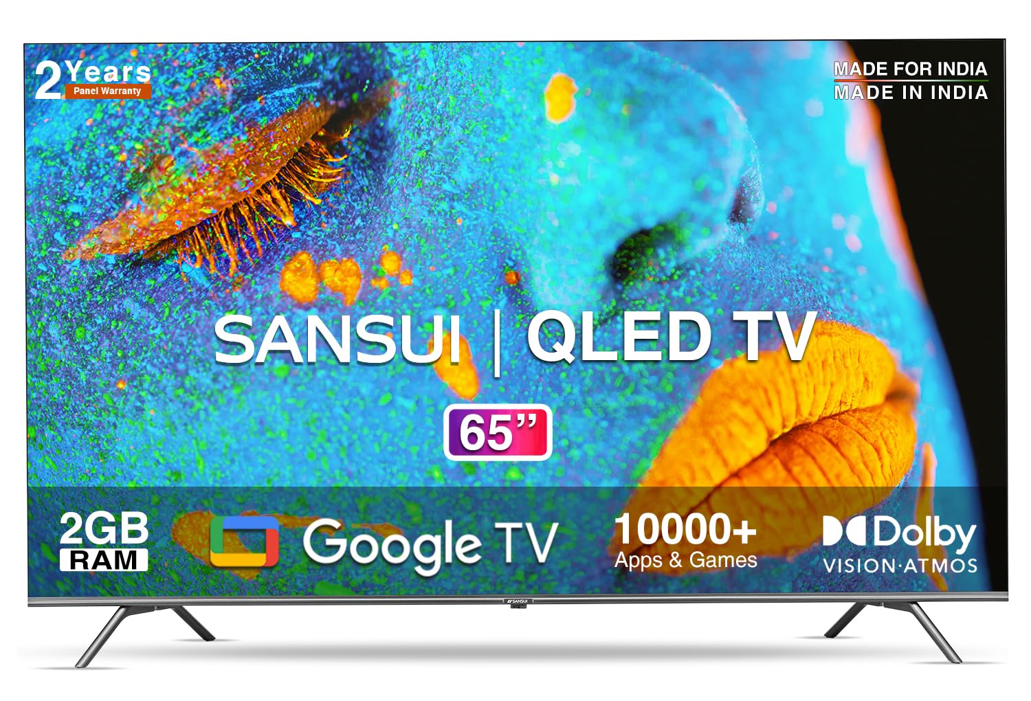 JSW65GSQLED 4K QLED 65 Inch (165 cm) | Smart TV
