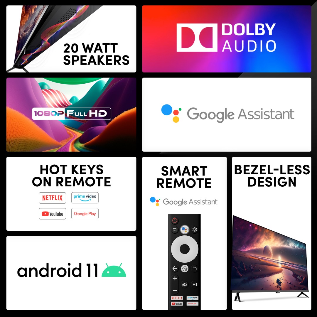 SENS43WASFHD Full HD LED 43 Inch (109 cm) | Smart TV