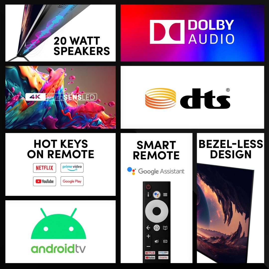 SENS43WASUHD 4K LED 43 Inch (109 cm) | Smart TV