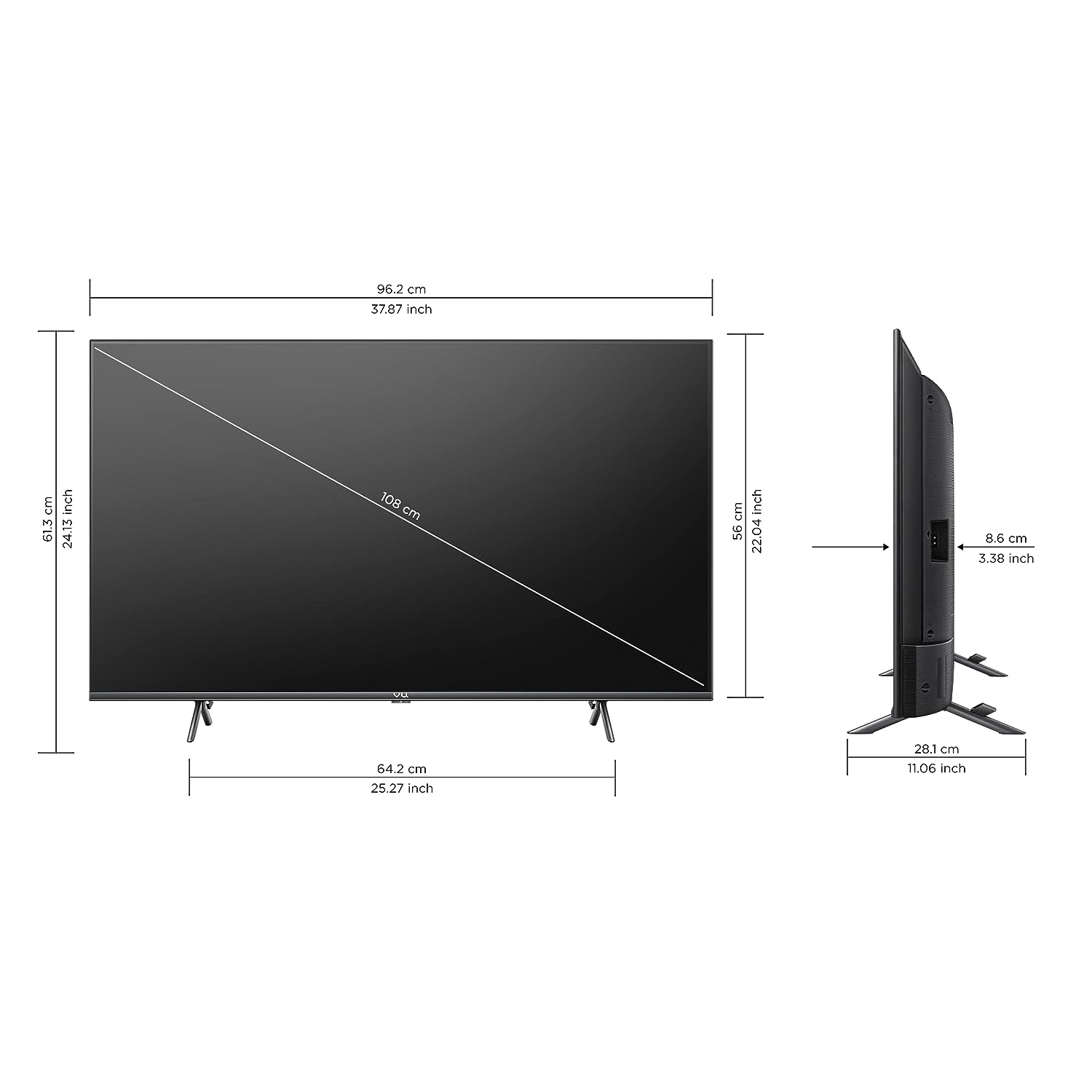 43GloLED 4K LED 43 Inch (109 cm) | Smart TV