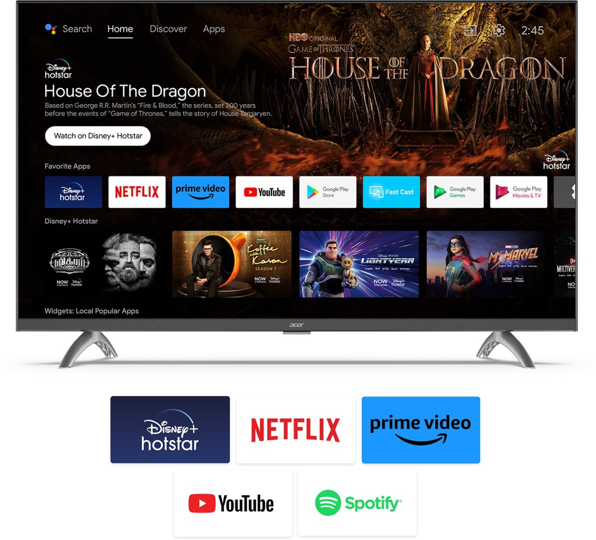 P Series AR40AR2841FDFL Full HD LED 40 Inch (102 cm) | Smart TV