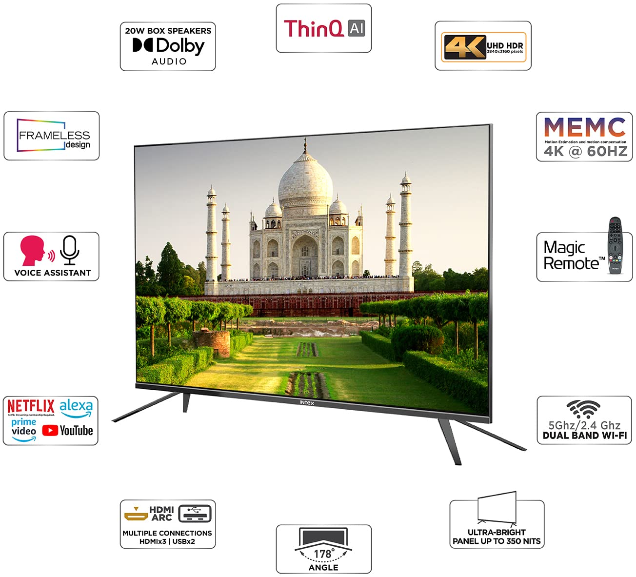 LED-WOS5507U 4K LED 55 Inch (140 cm) | Smart TV