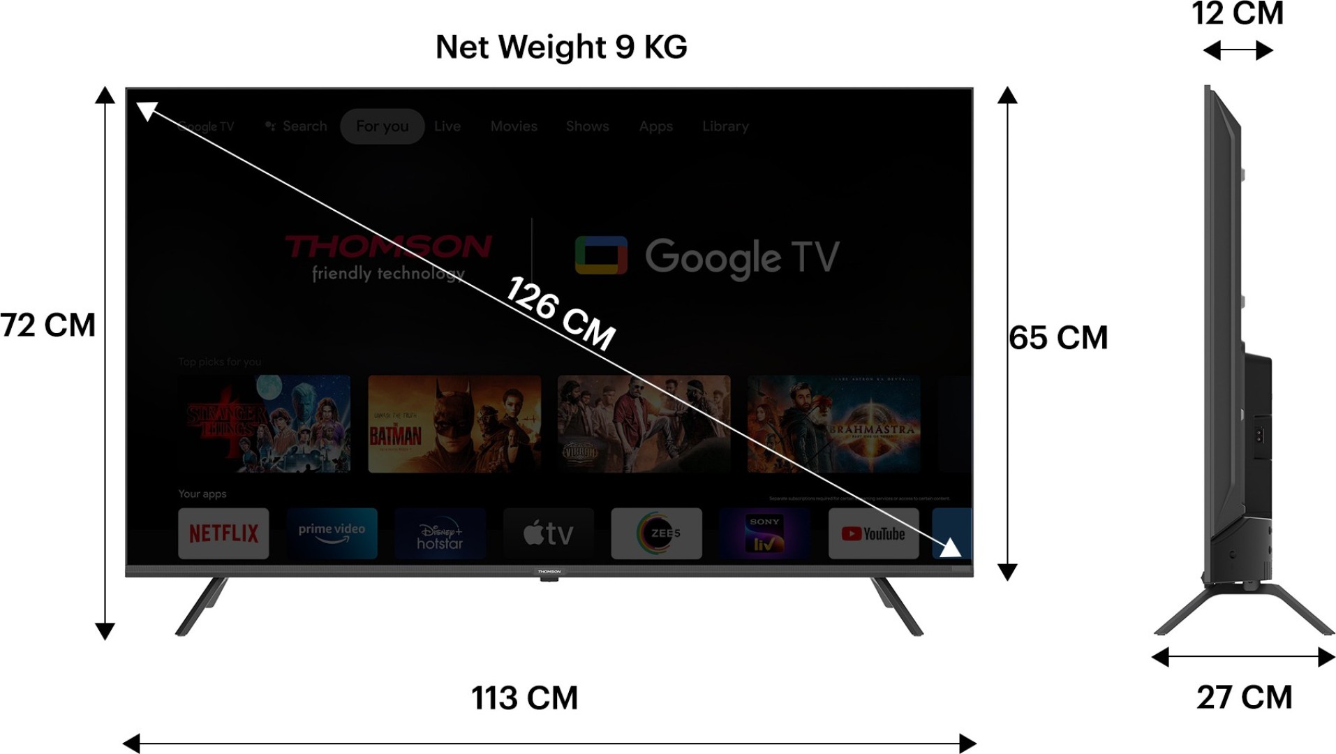 Q55H1001 4K QLED 55 Inch (140 cm) | Smart TV