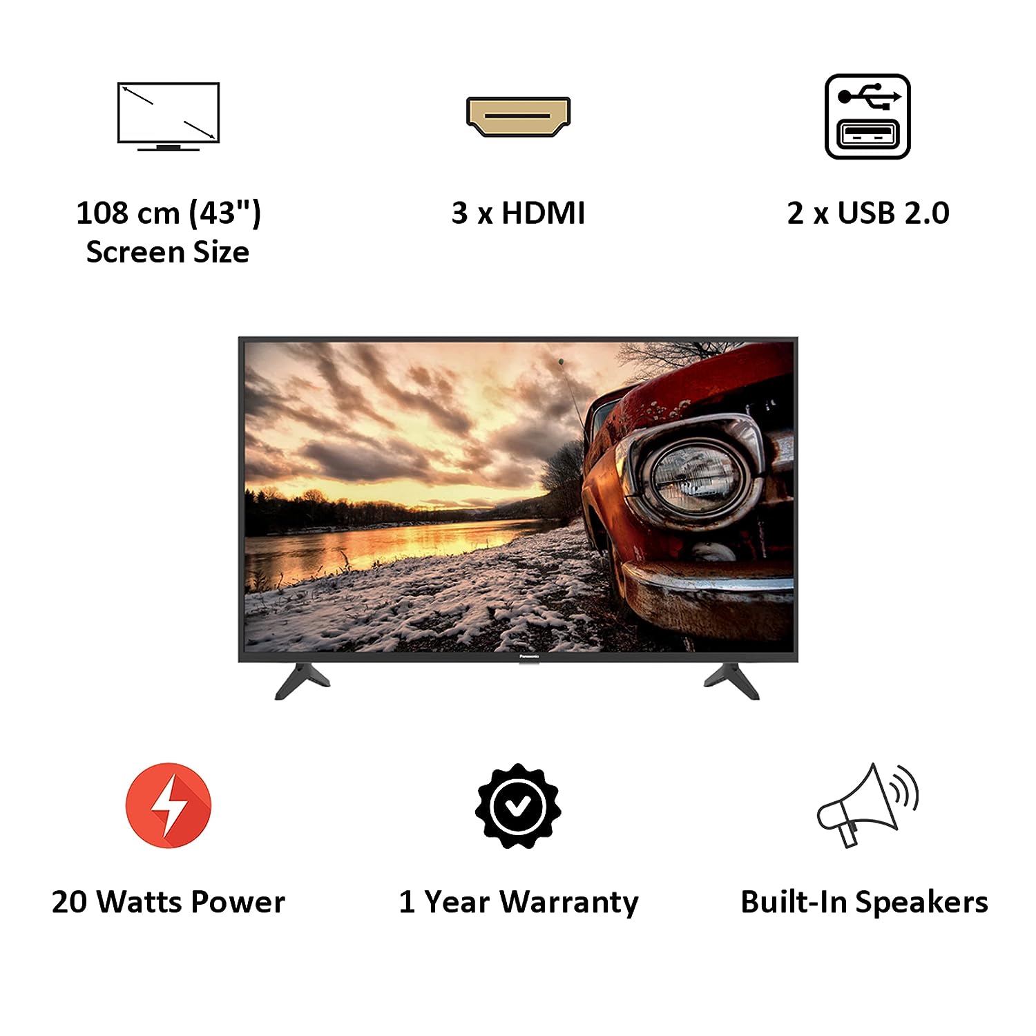 Viera TH-43JX660DX 4K LED 43 Inch (109 cm) | Smart TV