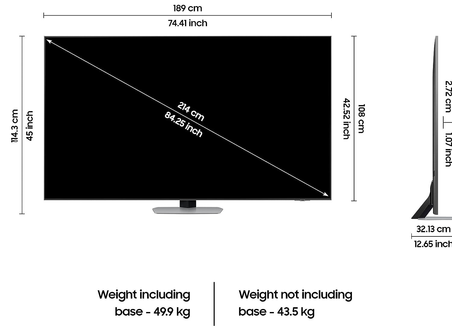 QA65QN85CAK 4K Neo QLED 65 Inch (165 cm) | Smart TV