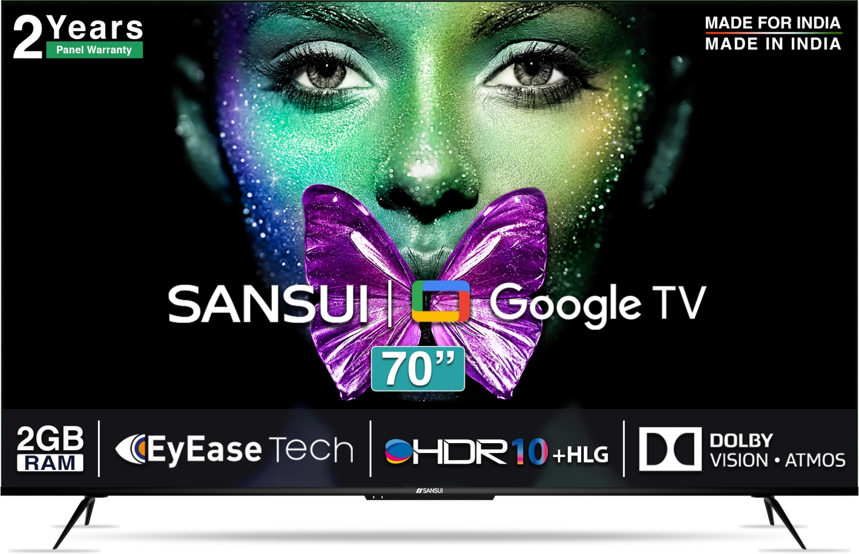 JSW70GSUHDFF 4K LED 70 Inch (178 cm) | Smart TV