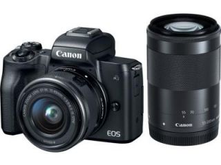 Canon EOS M50 (EF-M 15-45mm f/3.5-f/6.3 IS STM and EF-M 55-200mm f/4.5-f/6.3 IS STM Kit Lens) Mirrorless Camera