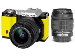 Pentax K-01 (DAL 18-55mm f/3.5-f/5.6 and 50-200mm Dual Kit Lens) Mirrorless Camera