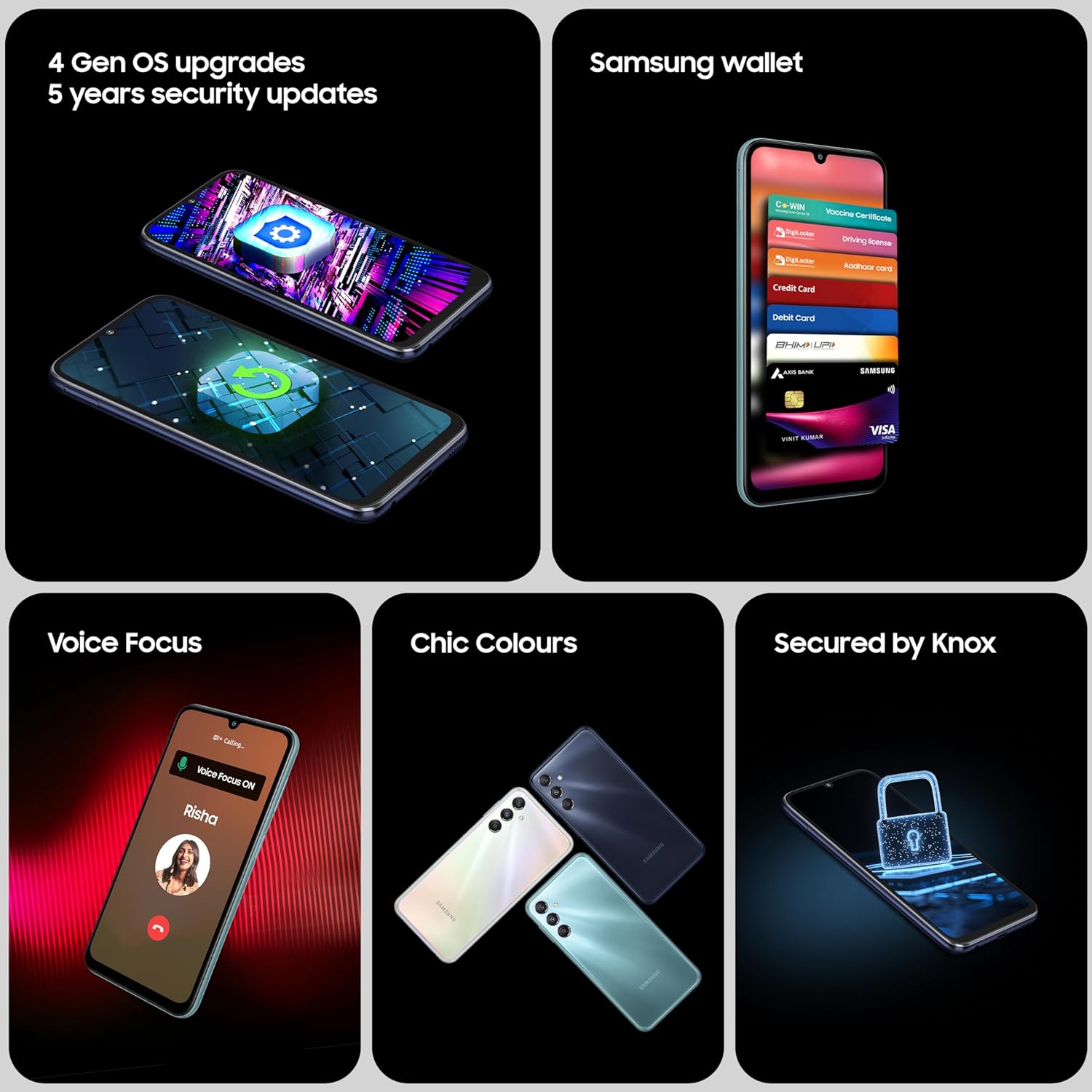 Galaxy M34 6 GB RAM 128 GB Storage Blue