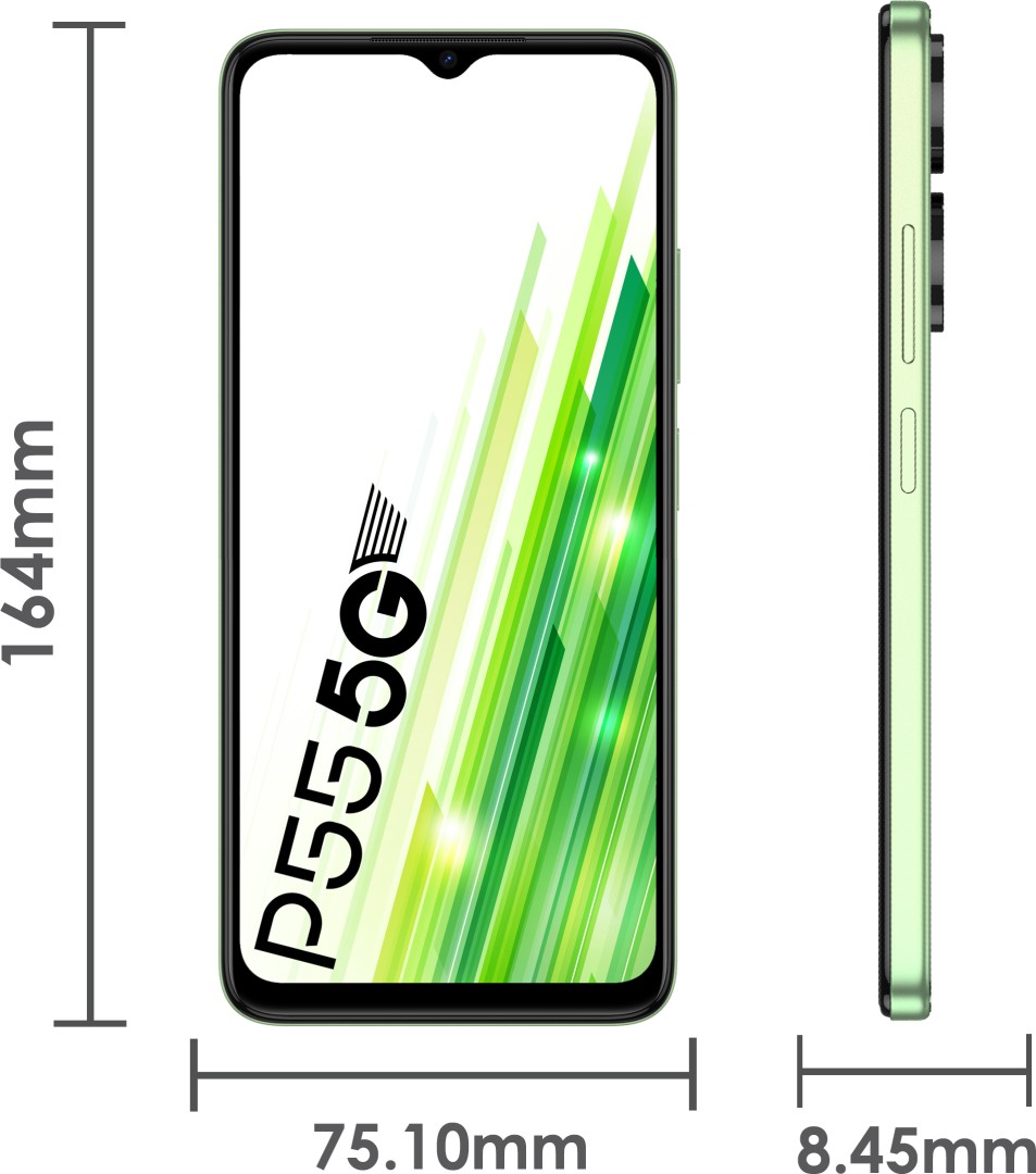 P55 5G 4 GB RAM 64 GB Storage Green