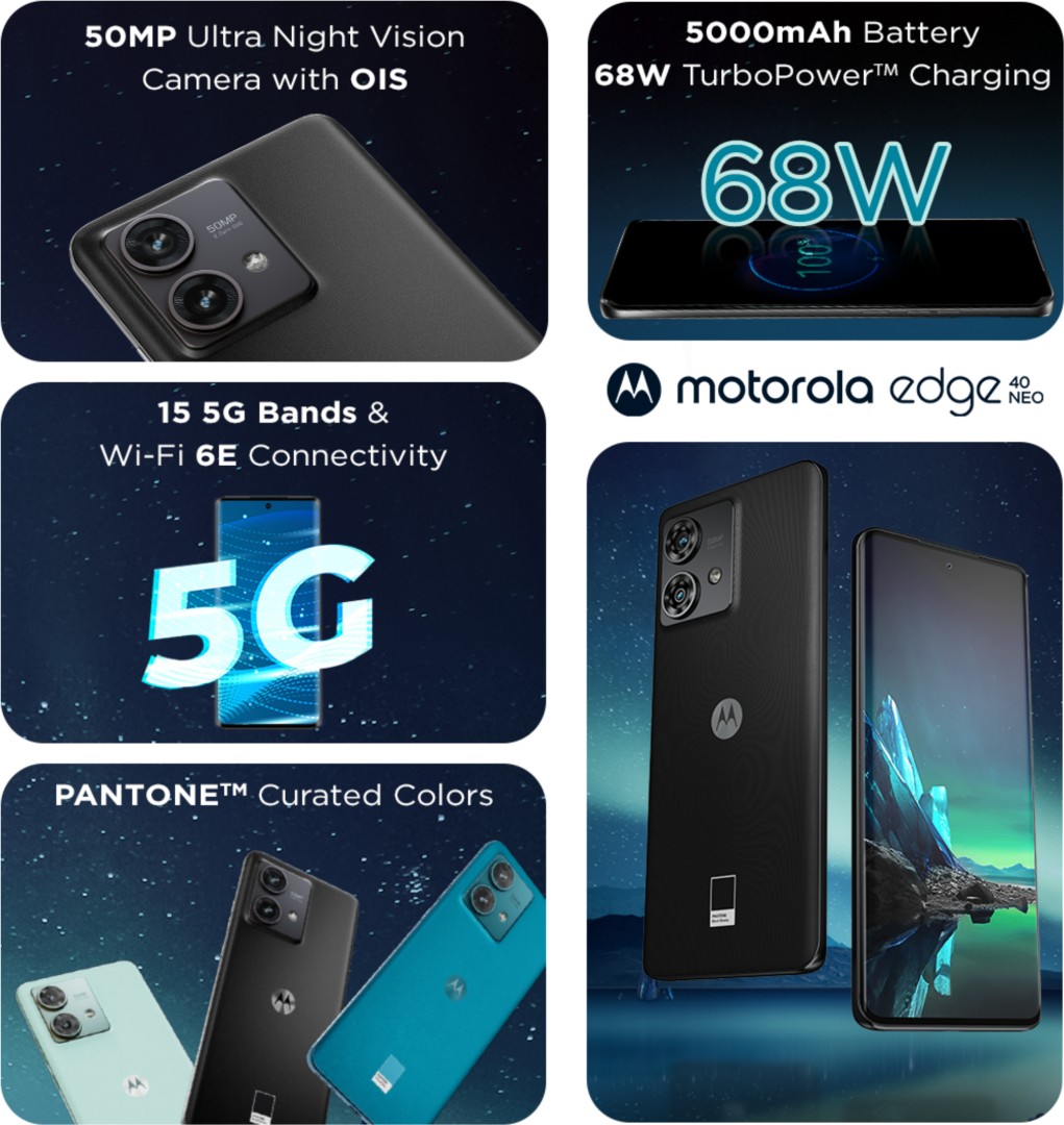 Edge 40 Neo 8 GB RAM 128 GB Storage Black