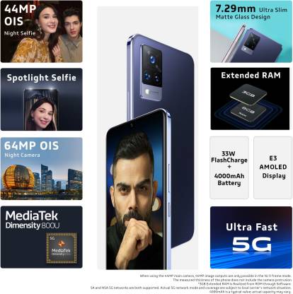 V21 5G 8 GB RAM 128 GB Storage Blue