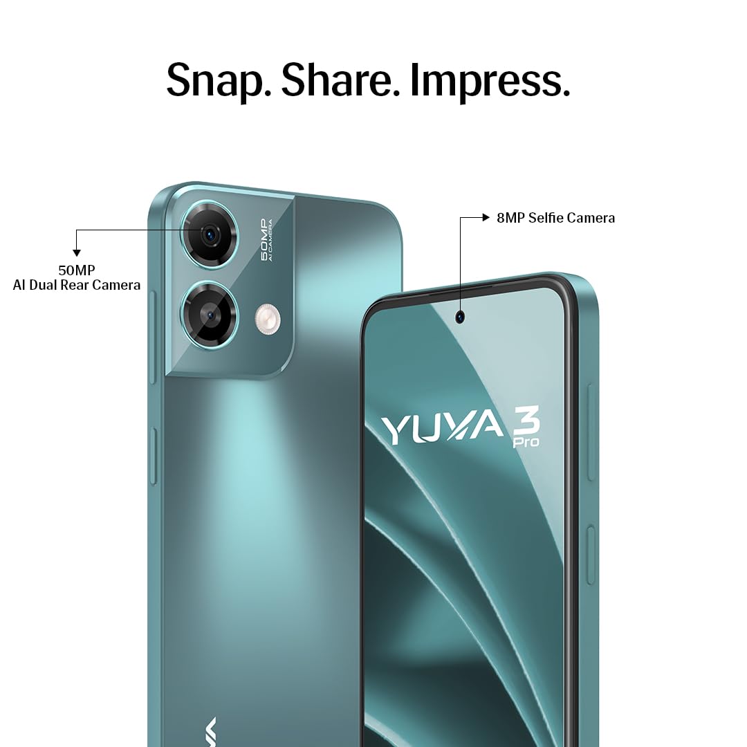 Yuva 3 Pro 8 GB RAM 128 GB Storage Grey