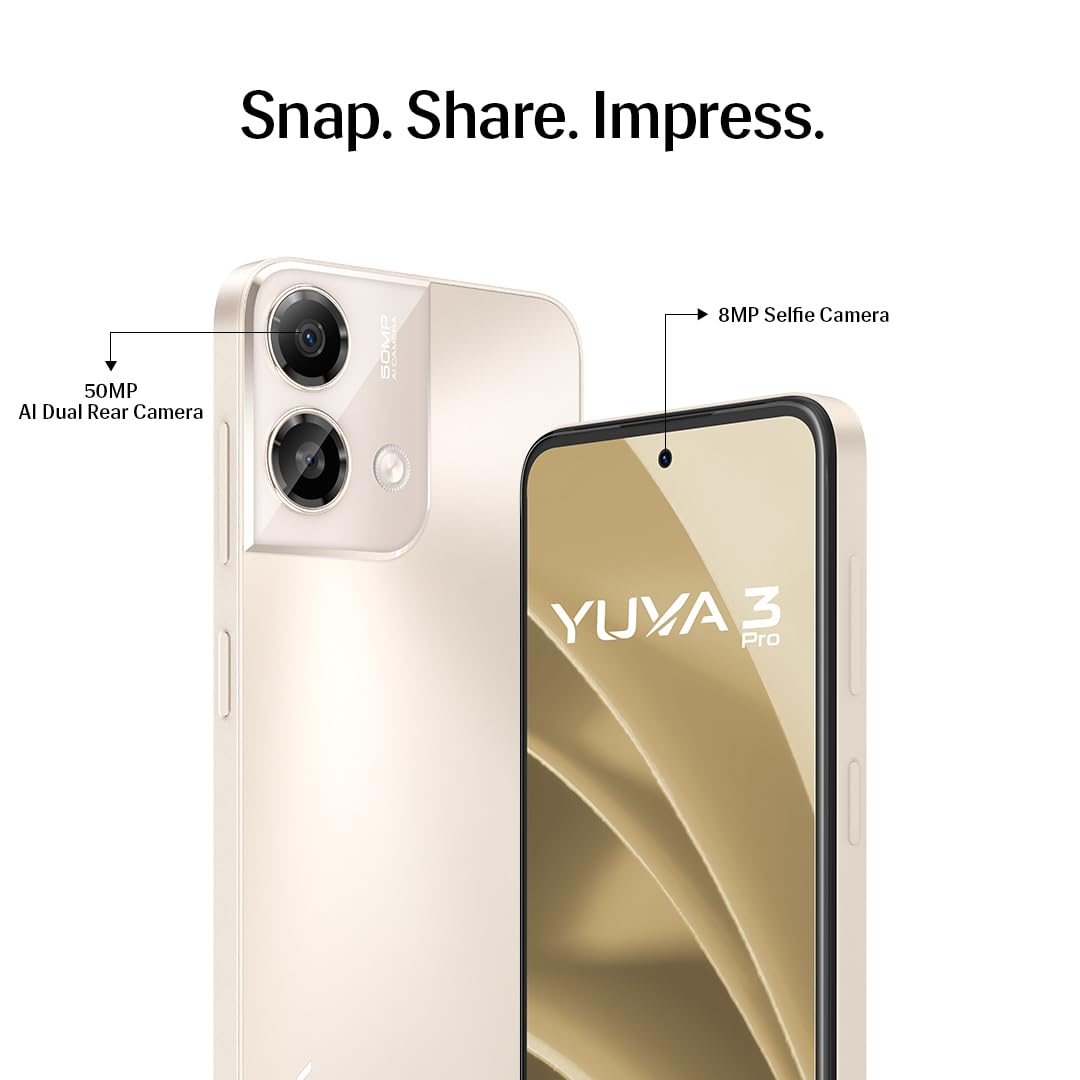 Yuva 3 Pro 8 GB RAM 128 GB Storage Grey