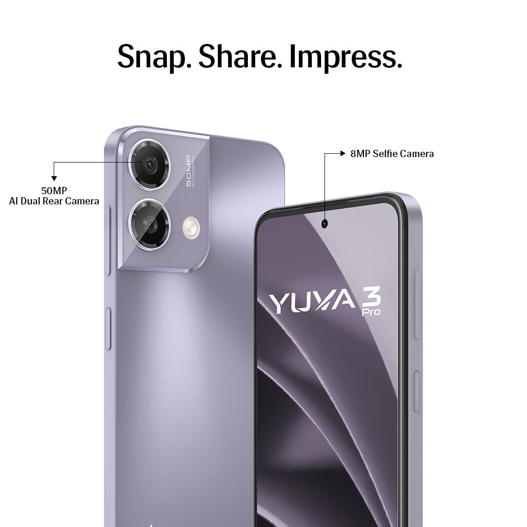 Yuva 3 Pro 8 GB RAM 128 GB Storage Grey