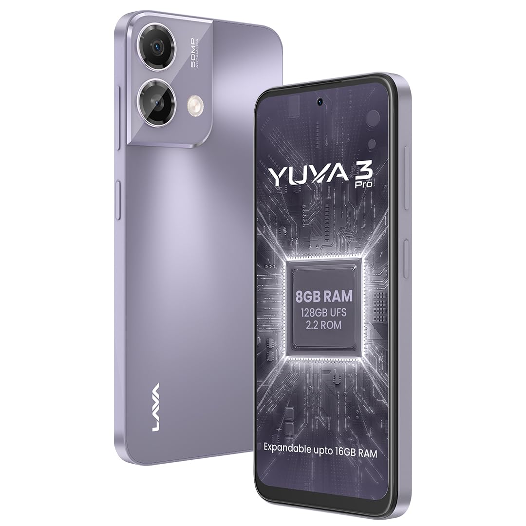 Yuva 3 Pro 8 GB RAM 128 GB Storage Grey