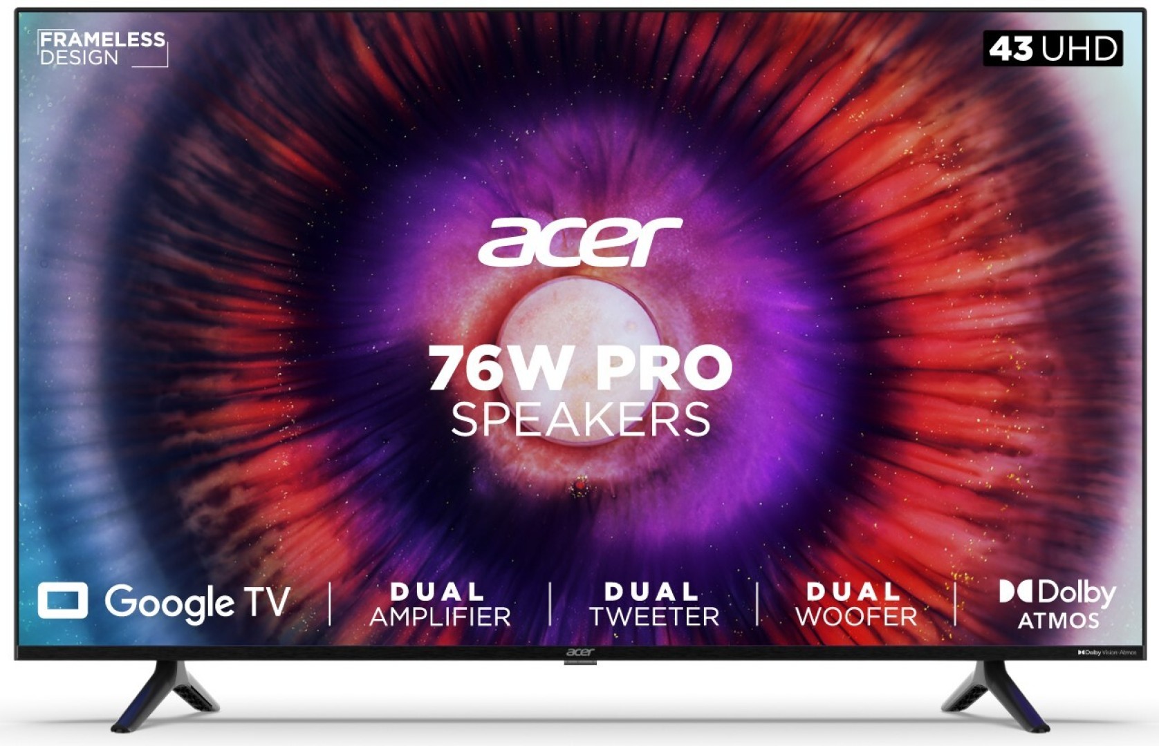 Acer H Pro Series AR43GR2851UDPRO 4K LED 43 inch (109 cm) | Smart TV