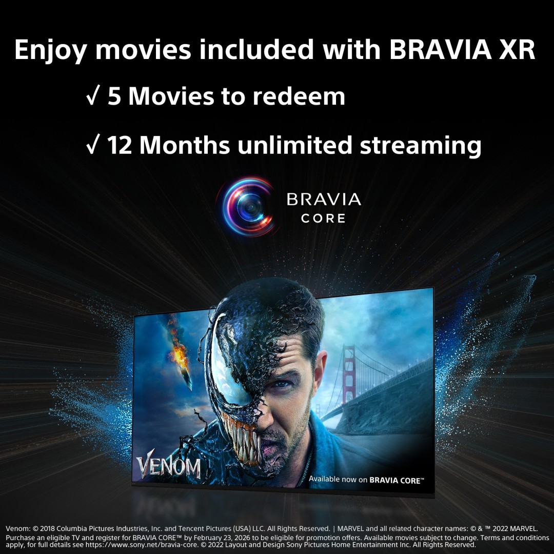 BRAVIA XR-65A80K 65 inch (165 cm) OLED 4K TV
