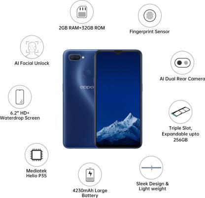 A11K 2 GB RAM 32 GB Storage Blue