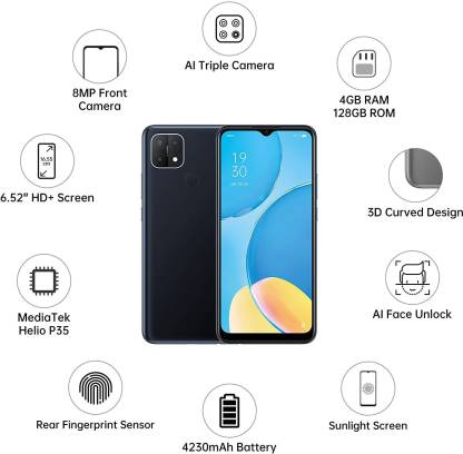A15s 4 GB RAM 64 GB Storage Black