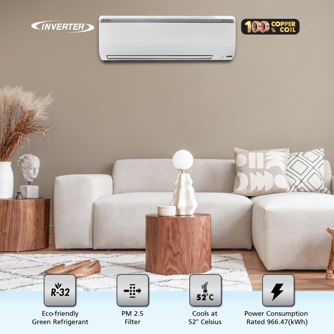 FTKN50UV 1.5 Ton 4 Star Inverter Split AC