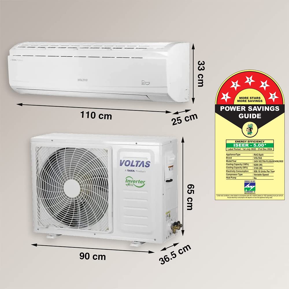 245V Vectra Plus 2 Ton 5 Star Inverter Split AC