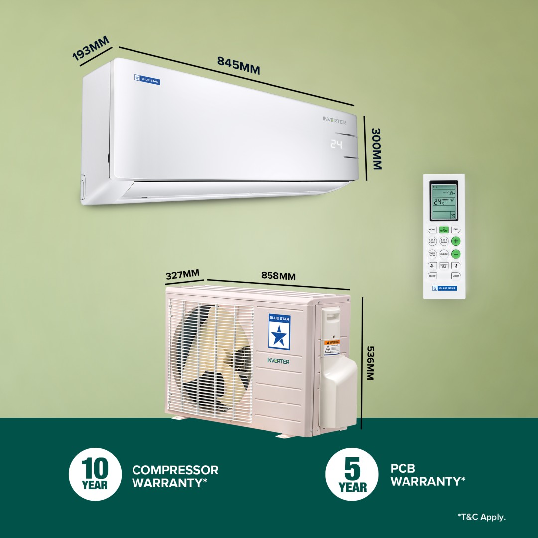 IE318YKU 1.5 Ton 3 Star Inverter Split AC