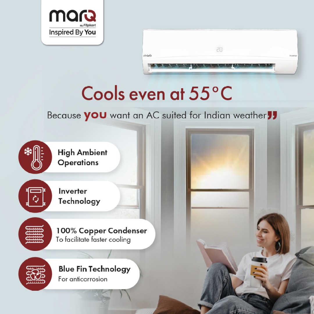 083SIAA22BW 0.8 Ton 3 Star Inverter Split AC
