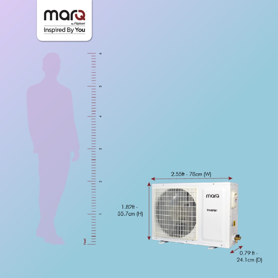 083SIAA22BW 0.8 Ton 3 Star Inverter Split AC